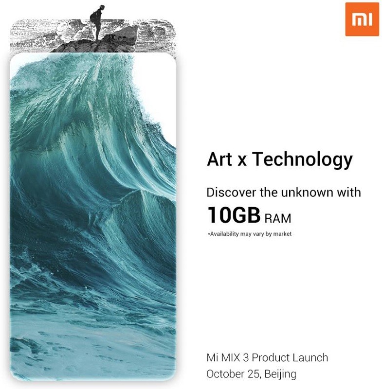 xiaomi mi mix 3 10gb ram confirmed 1