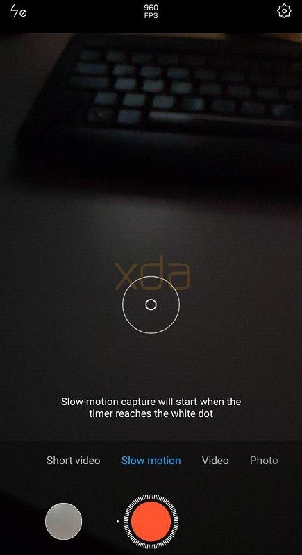 xiaomi mi mix 3 960 fps slow mo recording