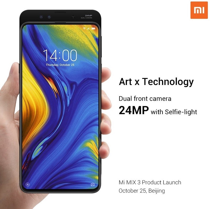 xiaomi mi mix 3 dual 24 mp selfie camera confirmed 1