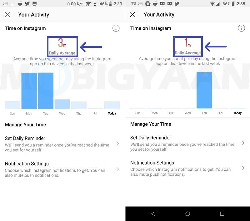 check time spent on instagram android guide 5