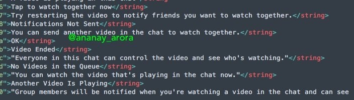 facebook watch party messenger test source code