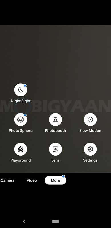 google pixel 3 pixel 3 xl night sight camera app ui