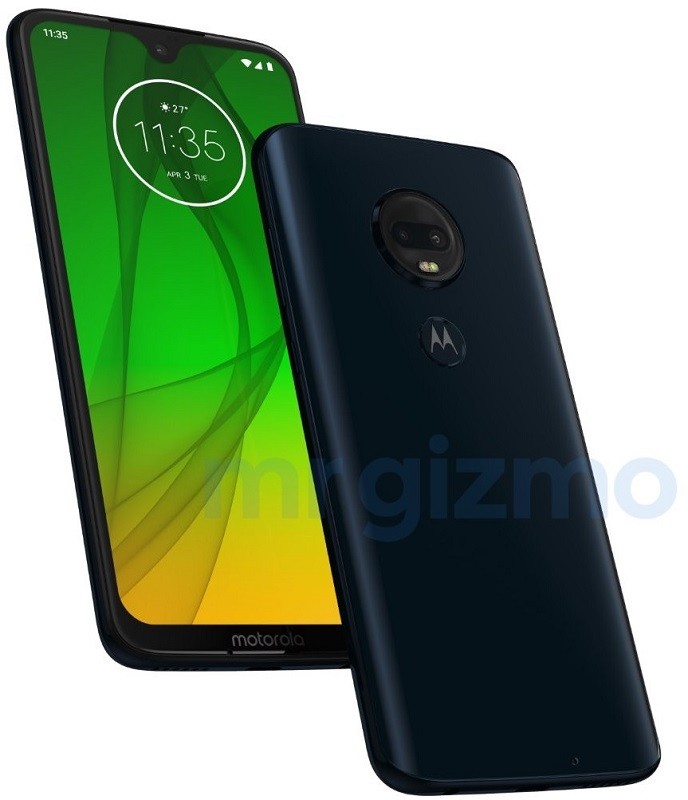 moto g7 plus leaked press render