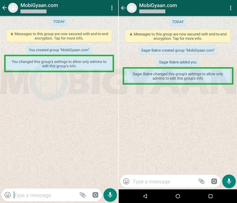 stop members from changing whatsapp group info android guide 4