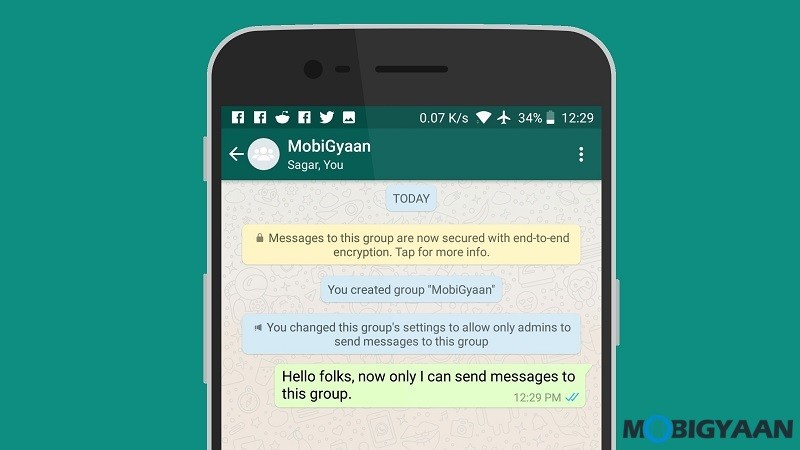 stop members from messaging in whatsapp group android guide 1