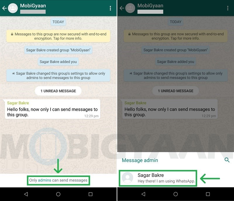 stop members from messaging in whatsapp group android guide 5