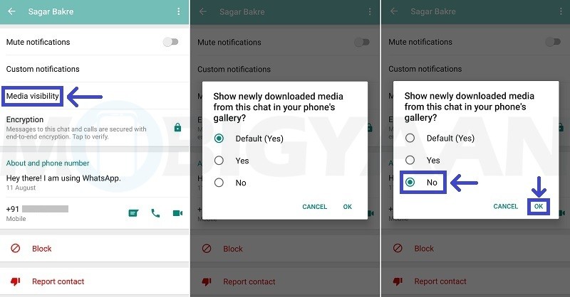 stop whatsapp media from appearing in gallery android guide 2