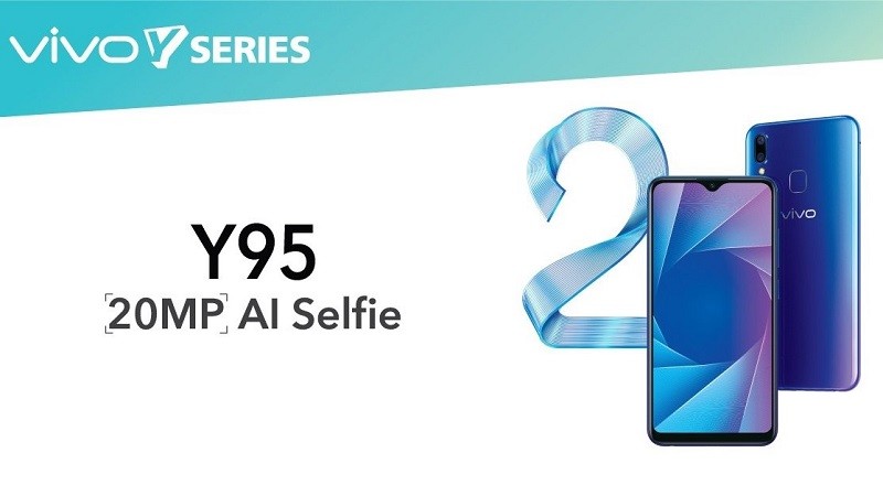 Vivo Y95 launched in India with 6.22-inch notched display, 20 MP selfie camera and 4030 mAh battery