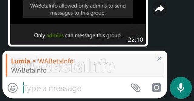 whatsapp private reply group messages android beta 2