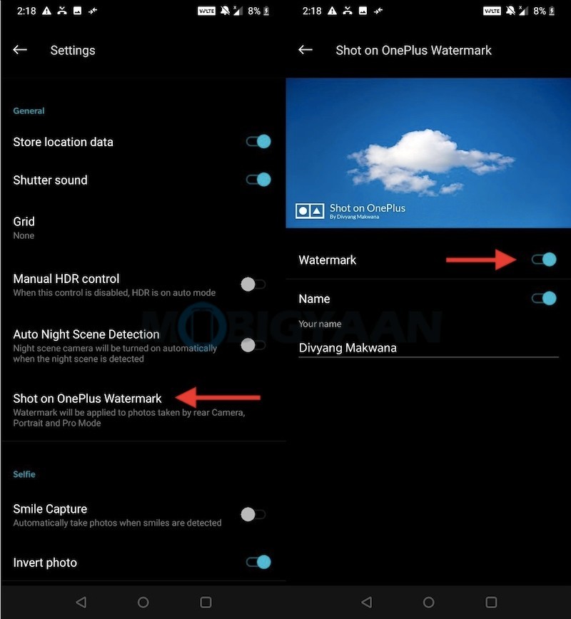 How To Add Shot On Watermark To Your Photos On Android Guide 5