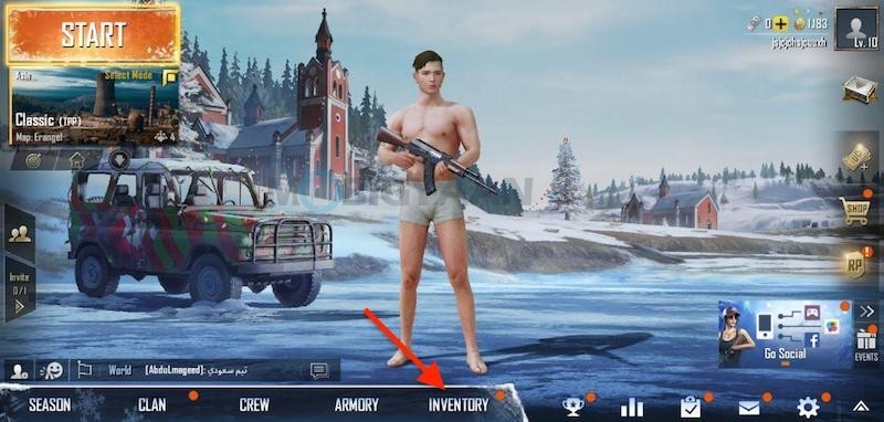 How to reset character appearance in PUBG Mobile Guide 1