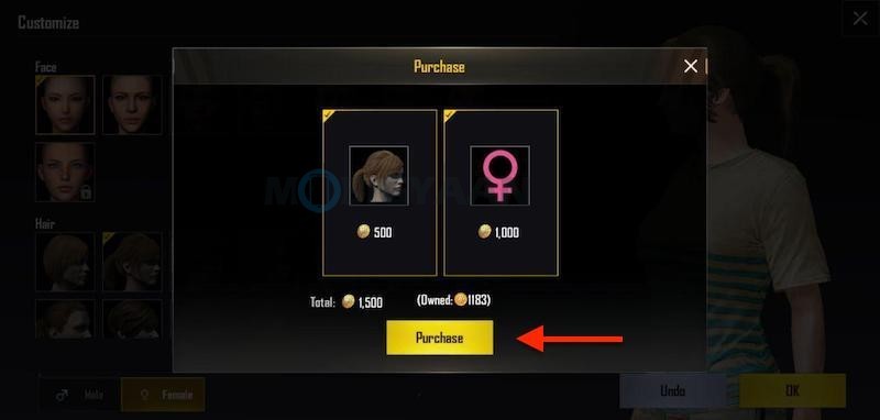 How to reset character appearance in PUBG Mobile Guide 4