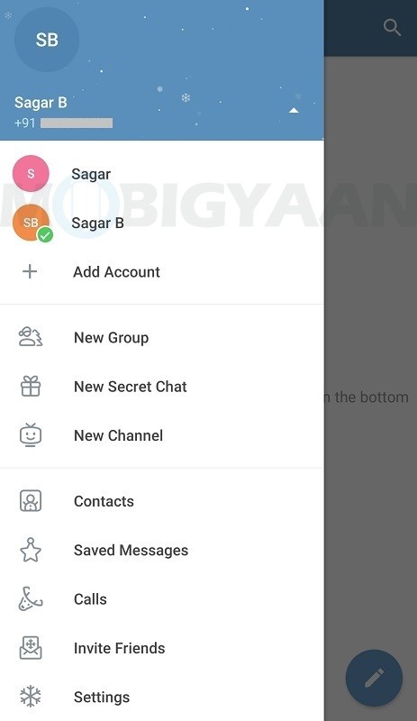 add multiple accounts telegram android guide 4