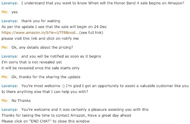 honor band 4 india sale date leak