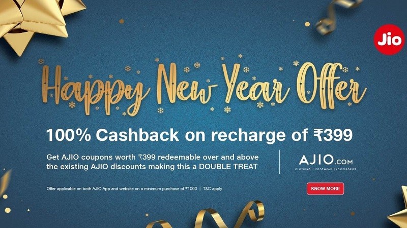 Jio Happy New Year Offer 2019