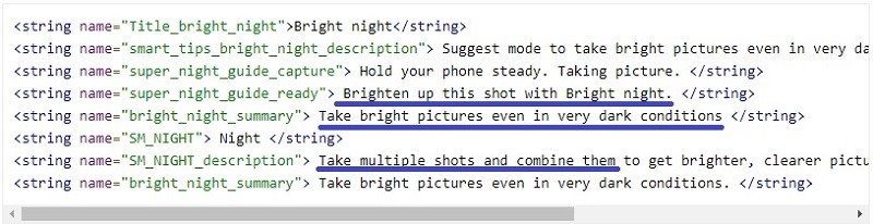 samsung bright night development