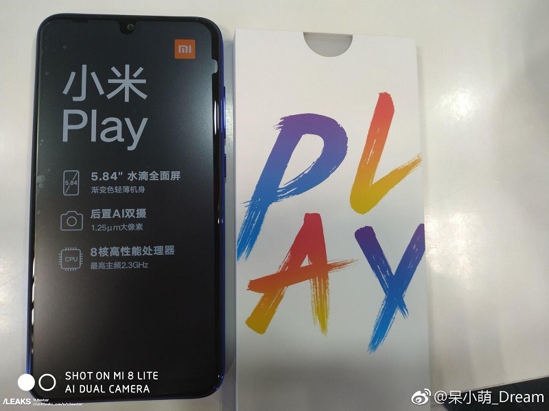 xiaomi mi play leaked specs 1