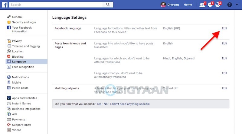How to view Facebook upside down on your desktop PC Guide 2