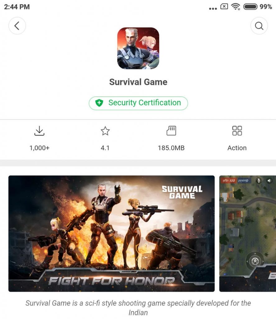 Xiaomi Survival Game 1