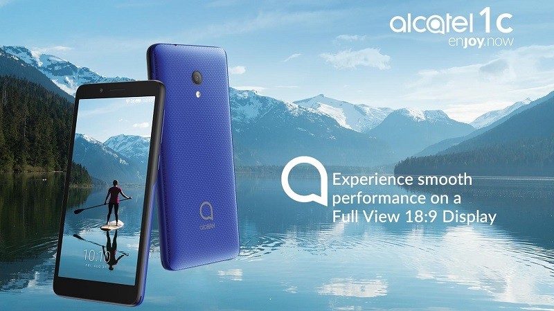 Alcatel 1C (2019) Android Go smartphone announced with 5.3-inch 18:9 display and 5 MP rear camera