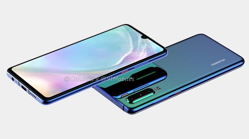 huawei p30 leaked cad renders 2