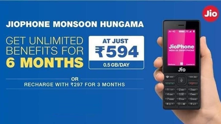 jiophone monsoon hungama 594 297 plans