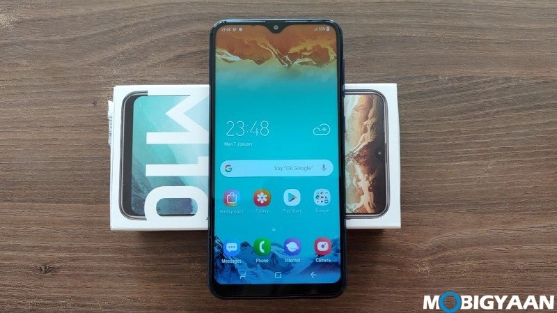 how to set up mobile locate Galaxy M10