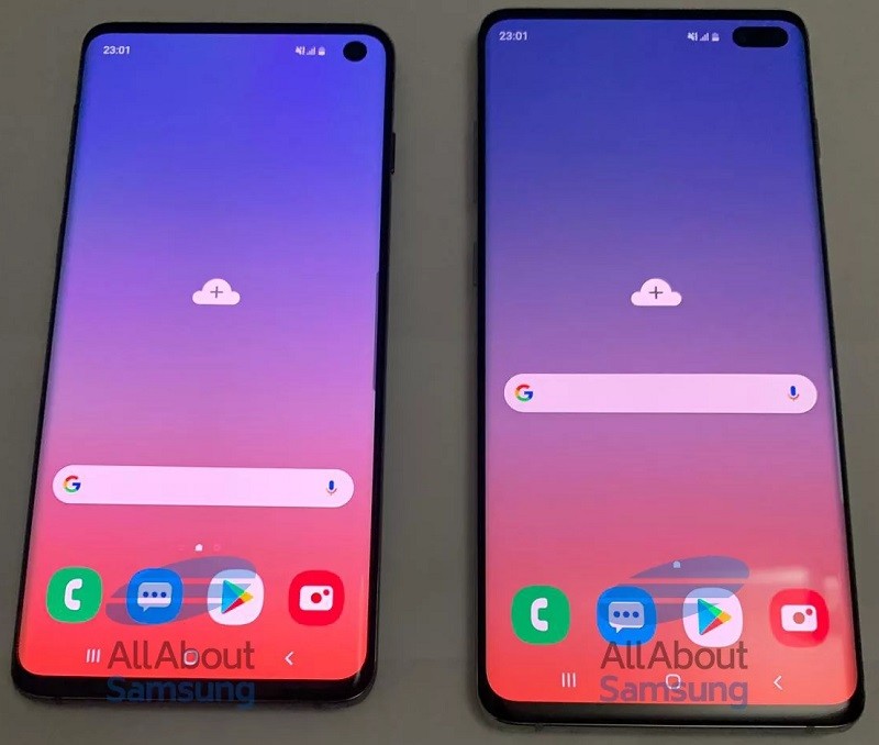 These leaked live images of Samsung Galaxy S10 and S10+ prototypes show us what the final product will look like 1 samsung galaxy s10 s10 plus leaked live images 1