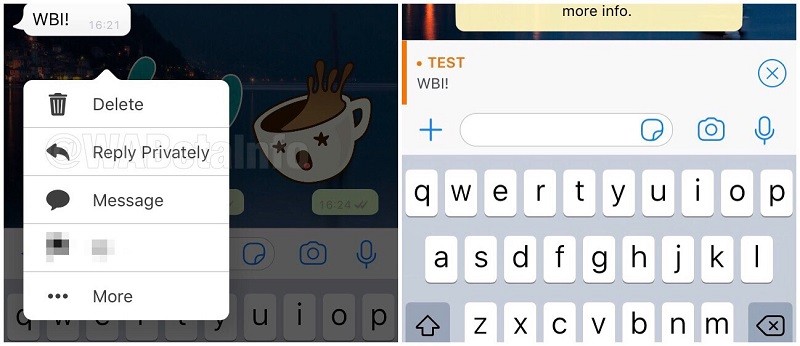 whatsapp ios beta 2 19 10 21 private reply 3d touch sticker on image 1