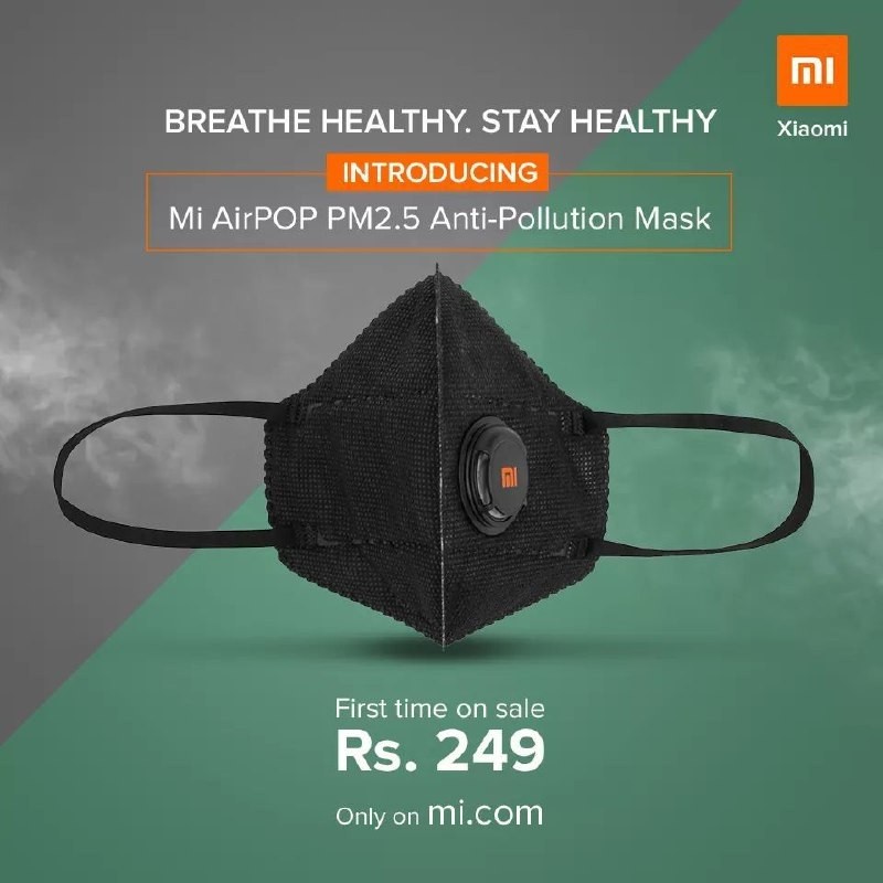 Xiaomi Mi AirPOP PM2.5 Anti-Pollution Mask