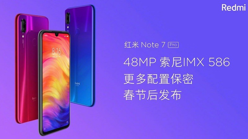 xiaomi redmi note 7 pro 48 mp camera sony sensor