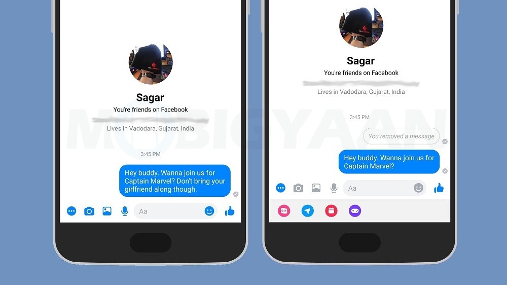 How to unsend messages on Facebook Messenger
