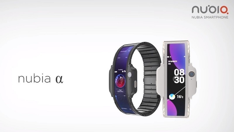 nubia teases flexible device for MWC 2019, could be the nubia Alpha wearable smartphone