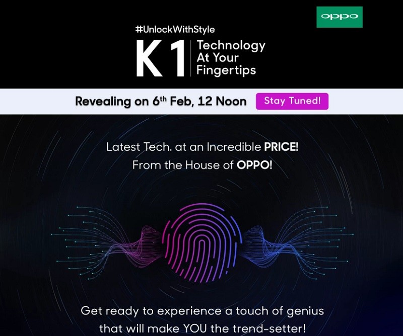 oppo k1 india launch date