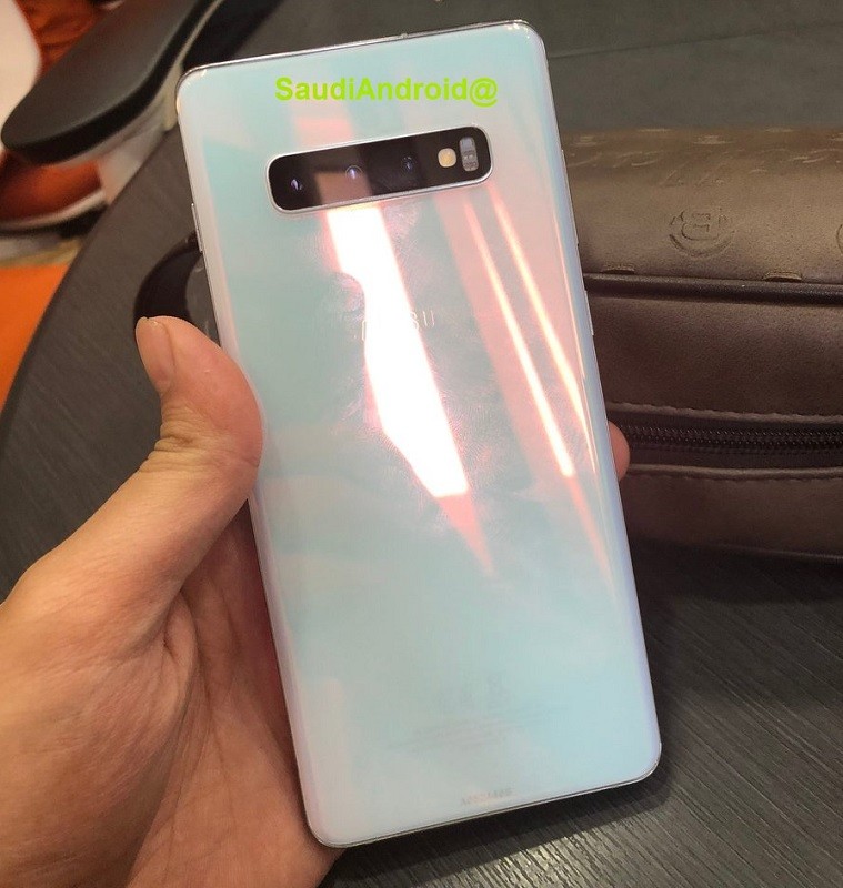 samsung galaxy s10 plus leaked live image in display fingerprint scanner 3