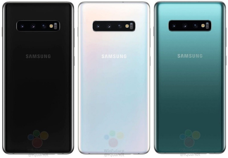 samsung galaxy s10 s10 plus leaked press render 3