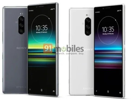 sony xperia 1 leaked render specs