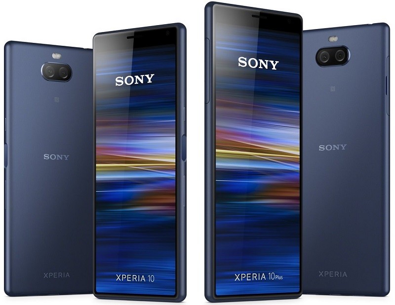 Sony Xperia 10 and Xperia 10 Plus renders leak online revealing big forehead and dual rear cameras 1 sony xperia 10 xperia 10 plus leaked press render 1
