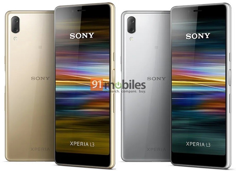 sony xperia l3 leaked render specs