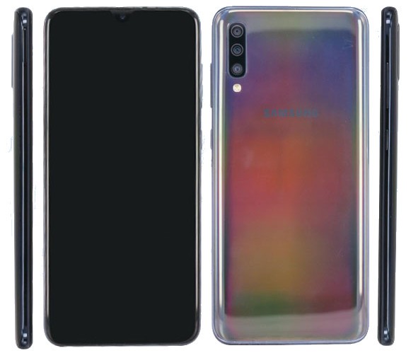 Samsung Galaxy A70 with 6.7-inch display and triple rear cameras appears on TENAA