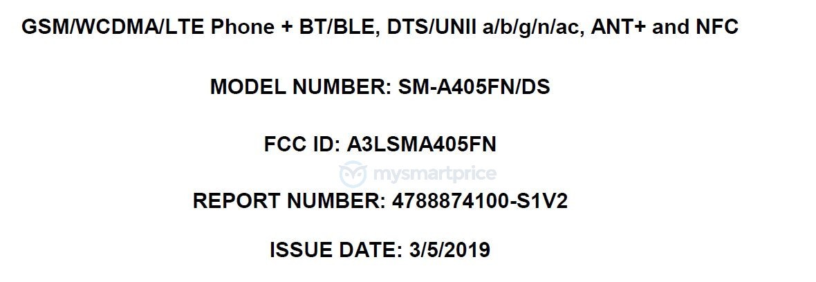 galaxy a40 fcc 1