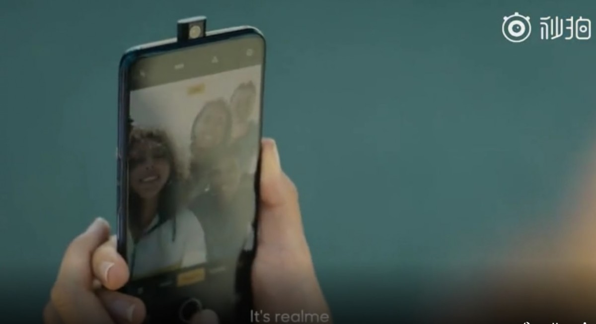 Realme pop up selfie phone