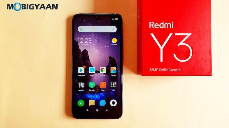 xiaomi redmi y3 with 32mp