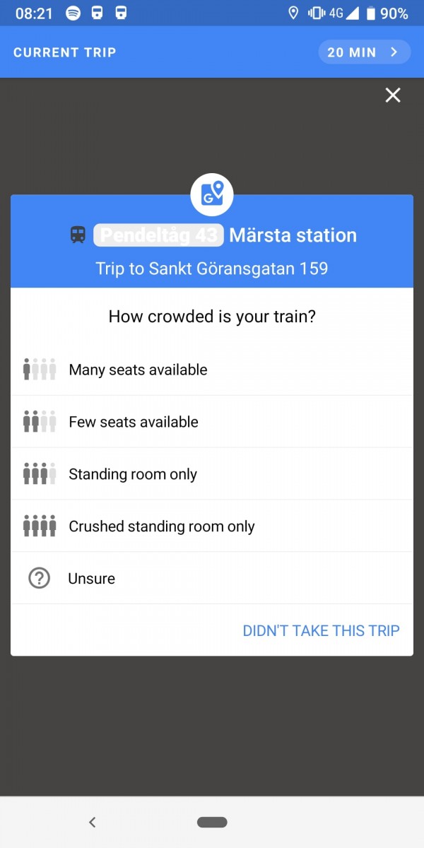 google maps train crowded 2