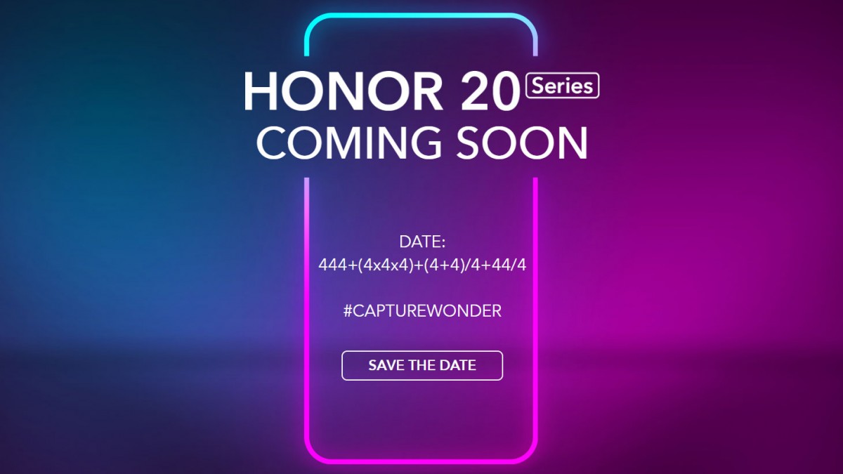 honor 20 launch date