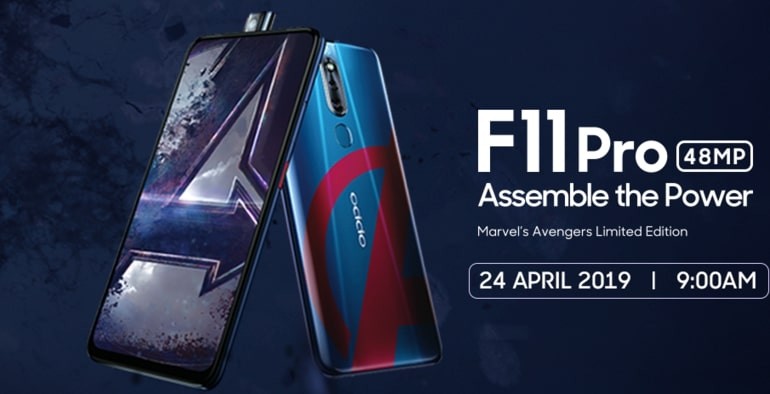 oppo f11 pro marvel avengers