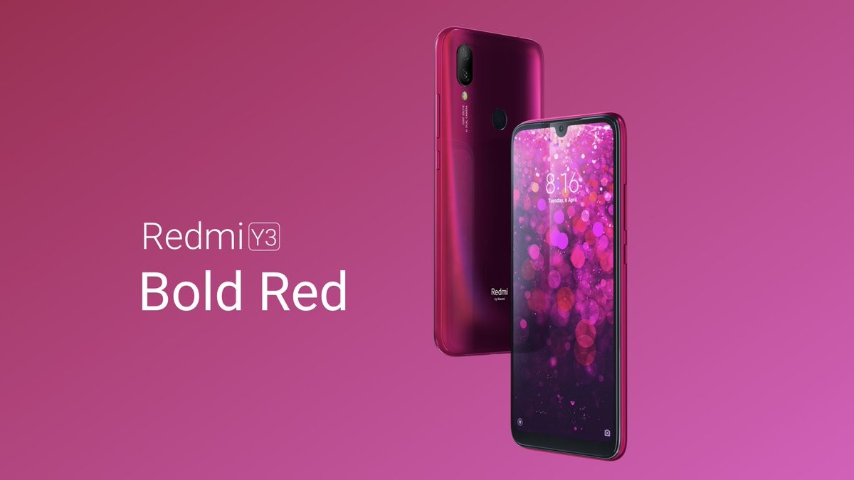 redmi y3 china