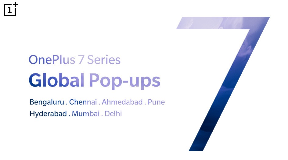 OnePlus 7 Series Pop up india