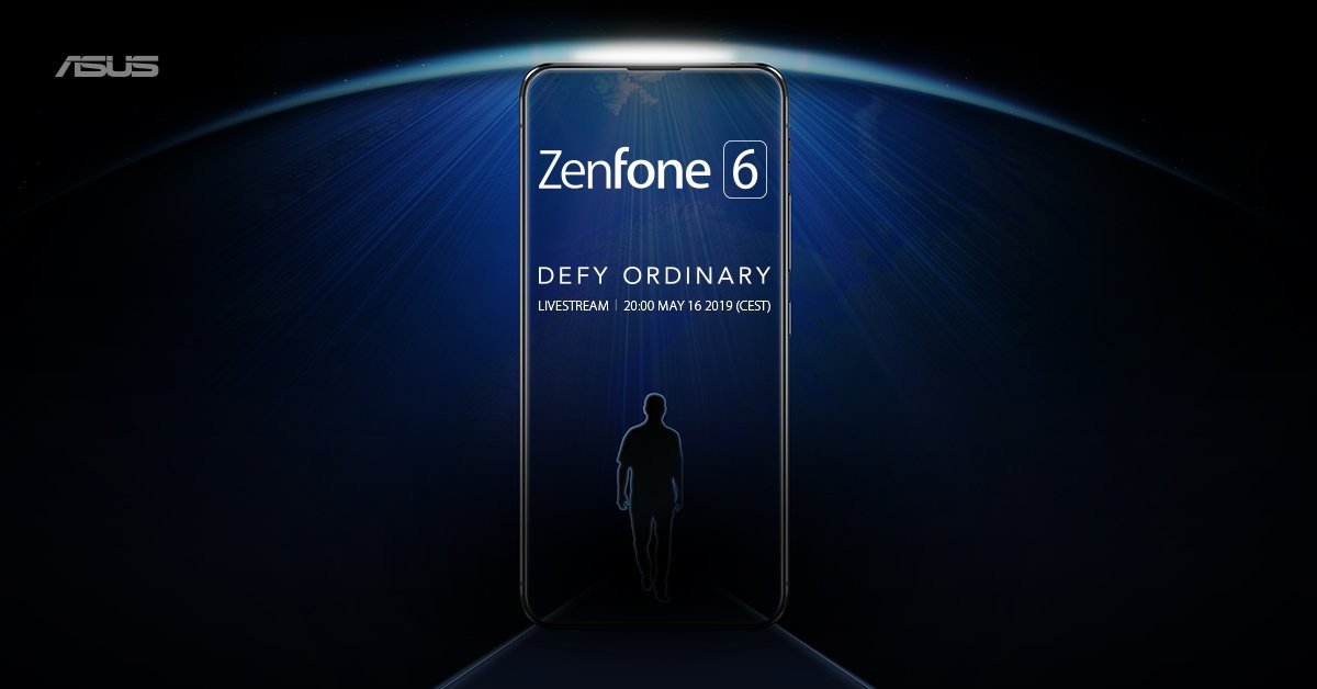 Asus Zenfone 6 poster showcases the phone without a notch