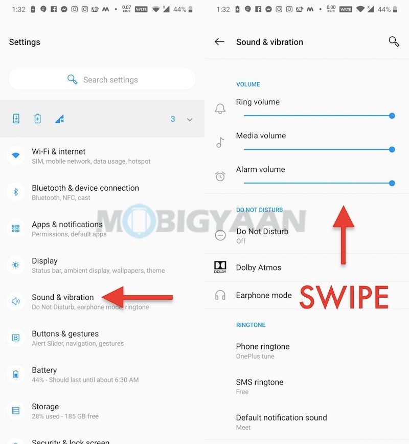 How to customize call vibration pattern on OnePlus 7 Pro Guide 1